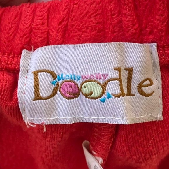 Lolly Wolly Doodle Red Smock A Dot Minky Ruffle Pants Girls Size 7 - Picture 2 of 8